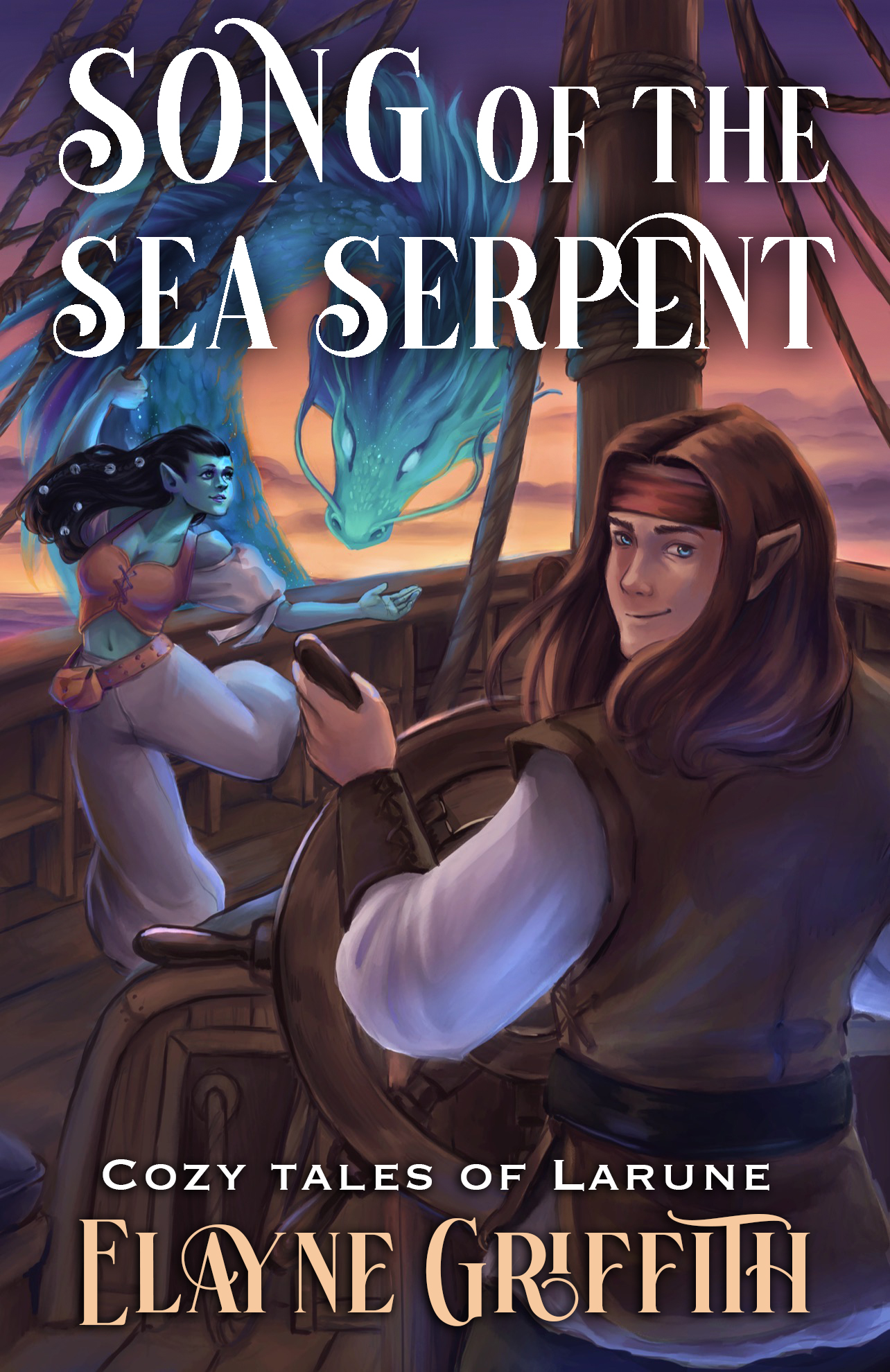 Song of the Sea Serpent by Elayne Griffith — Cozy Tales of Larune cover